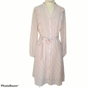 NANNETTE Pintuck Long Sleeve‎ Dress SIZE 2